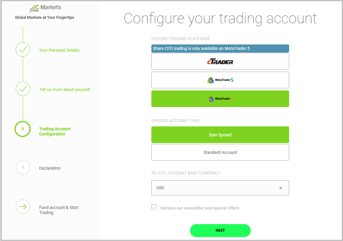 IC Markets commission discount